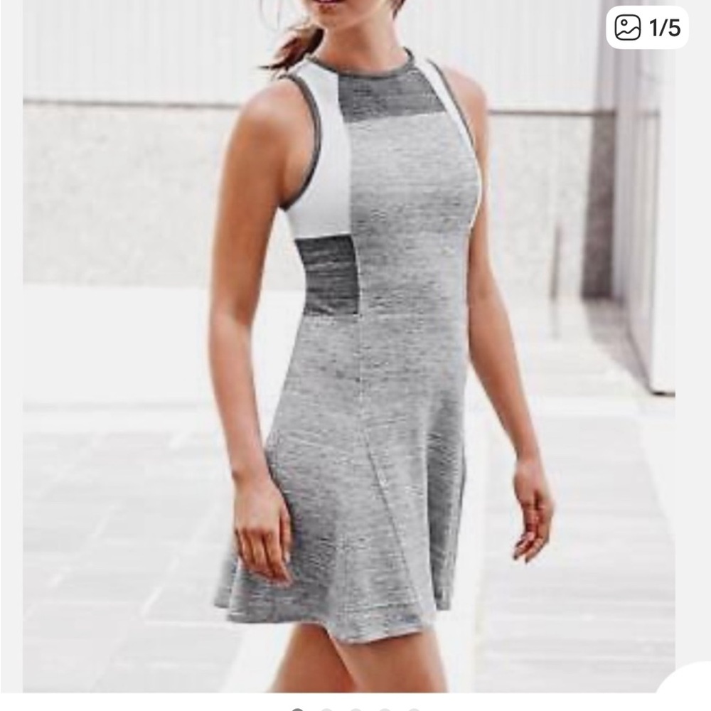 Derek Lam IOC x Athleta Downtown Color Block Knit Dress Tennis Golf